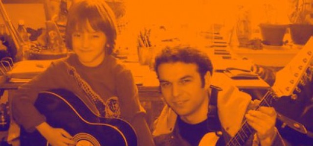 David şi chitara, la 7 ani