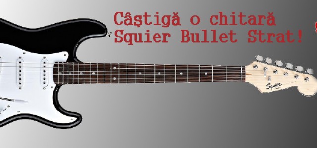 Concurs: Câştigă o chitară electrică Squier Bullet Strat!
